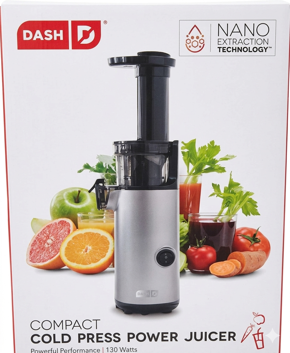 Dash Exprimidor compacto de presión en frío - Gris