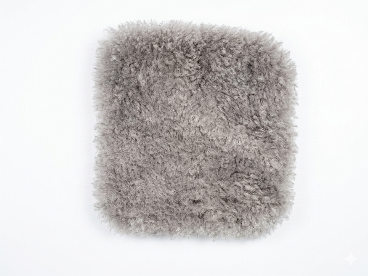 Mini Bolsa Peluche - Gris