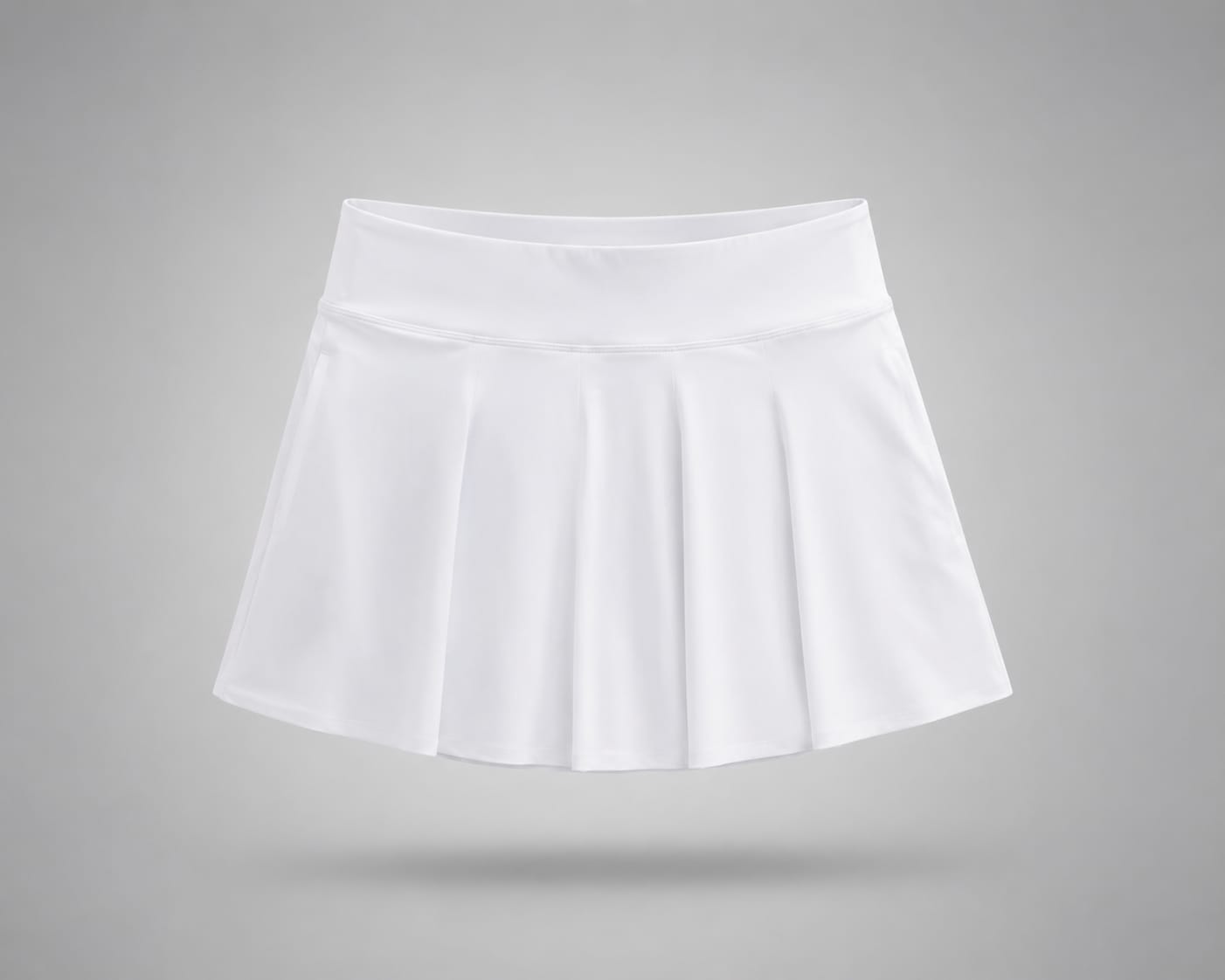 Falda Short (Skort) de Tenis Member's Mark – Blanco Clásico